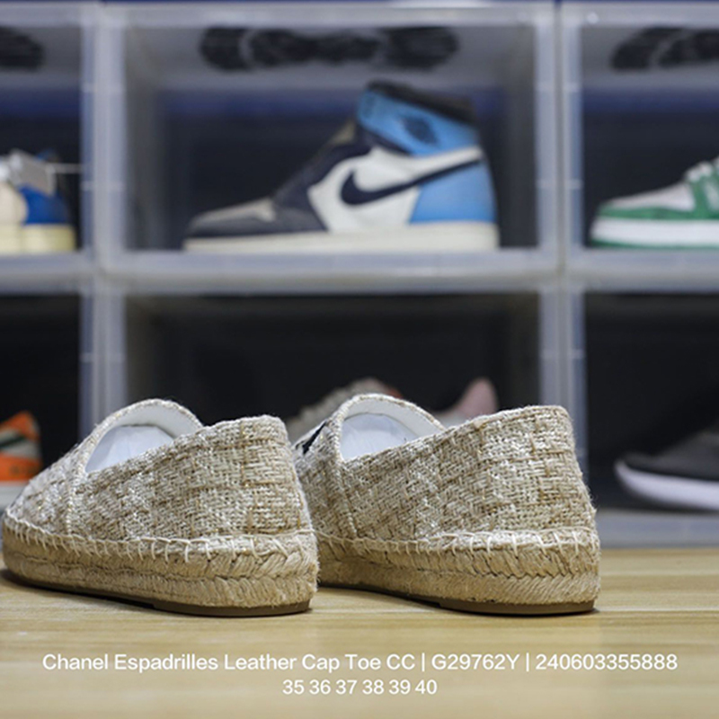 シャネル（CHANEL） スリッポン シューズ ローファーエスパドリーユ レディース