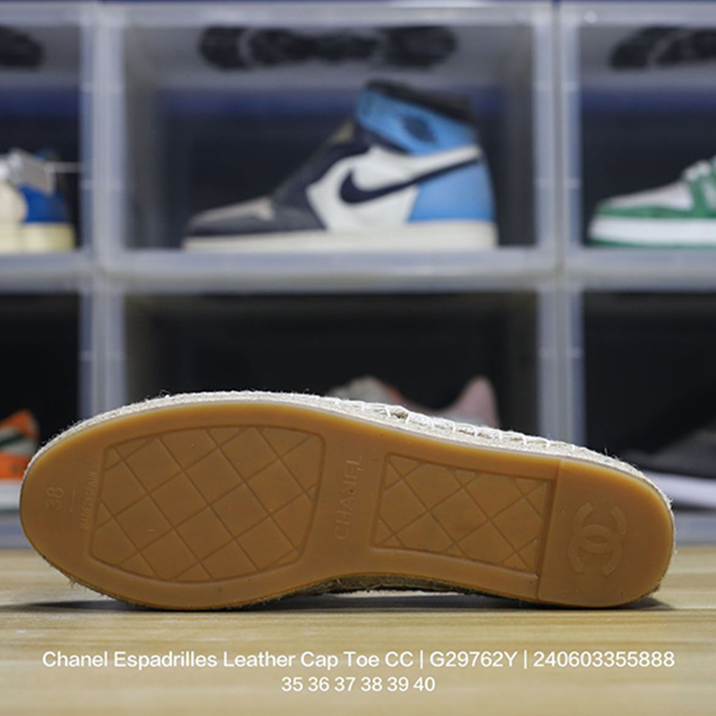 シャネル（CHANEL） スリッポン シューズ ローファーエスパドリーユ レディース