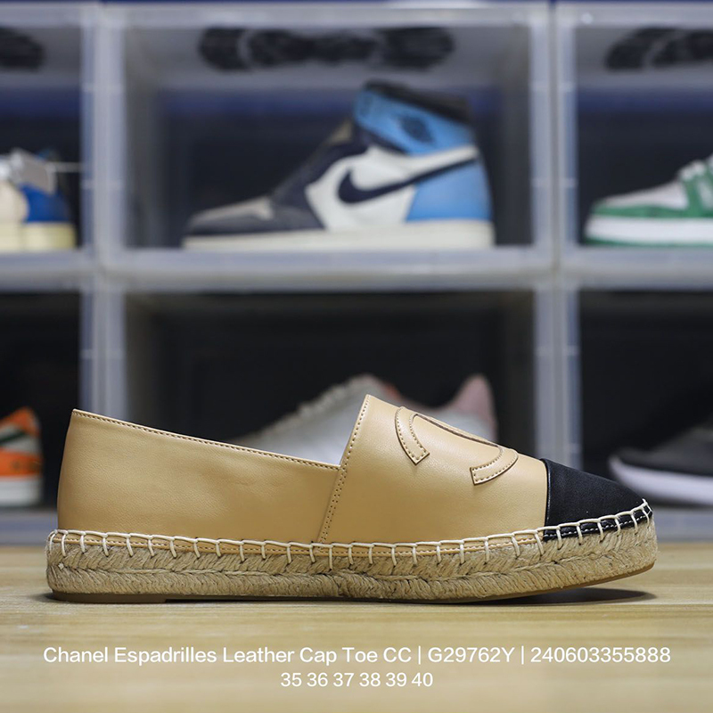 シャネル（CHANEL） スリッポン シューズ ローファーエスパドリーユ レディース