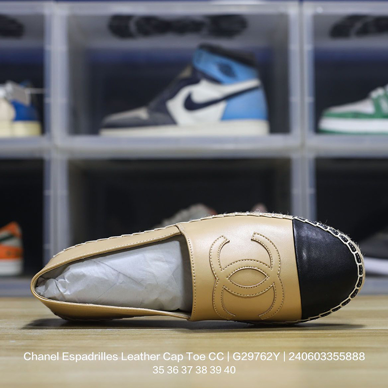 シャネル（CHANEL） スリッポン シューズ ローファーエスパドリーユ レディース