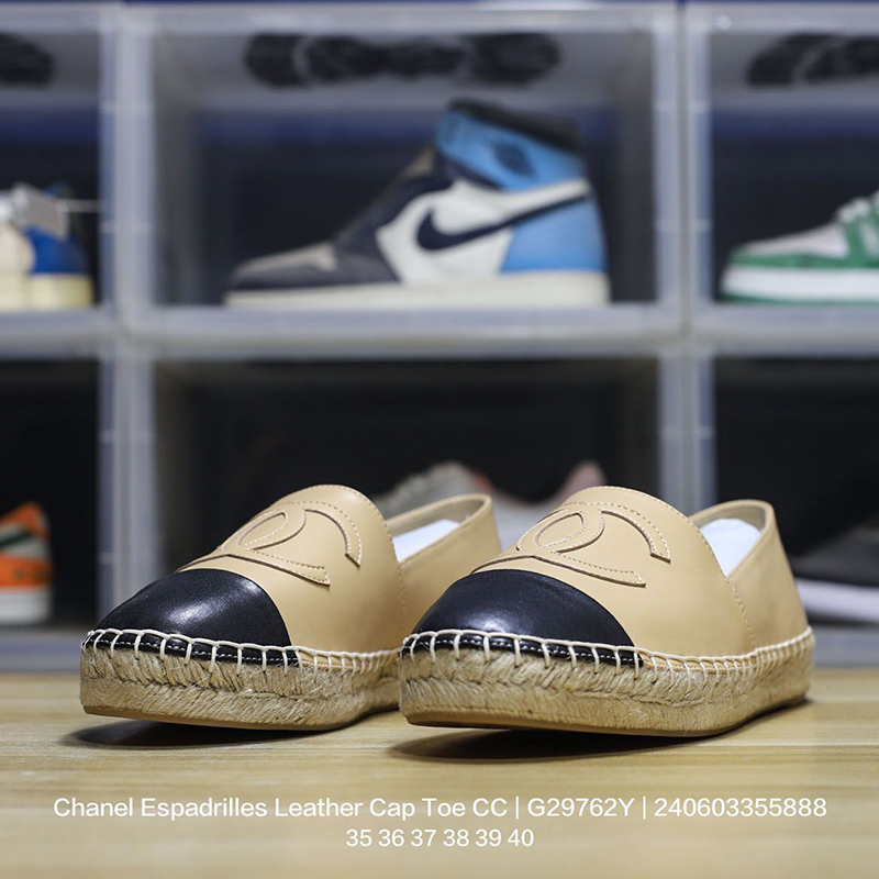 シャネル（CHANEL） スリッポン シューズ ローファーエスパドリーユ レディース