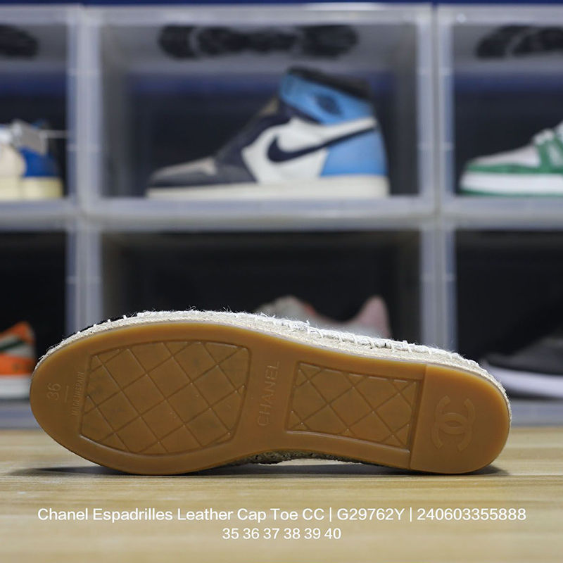 シャネル（CHANEL） スリッポン シューズ ローファーエスパドリーユ レディース