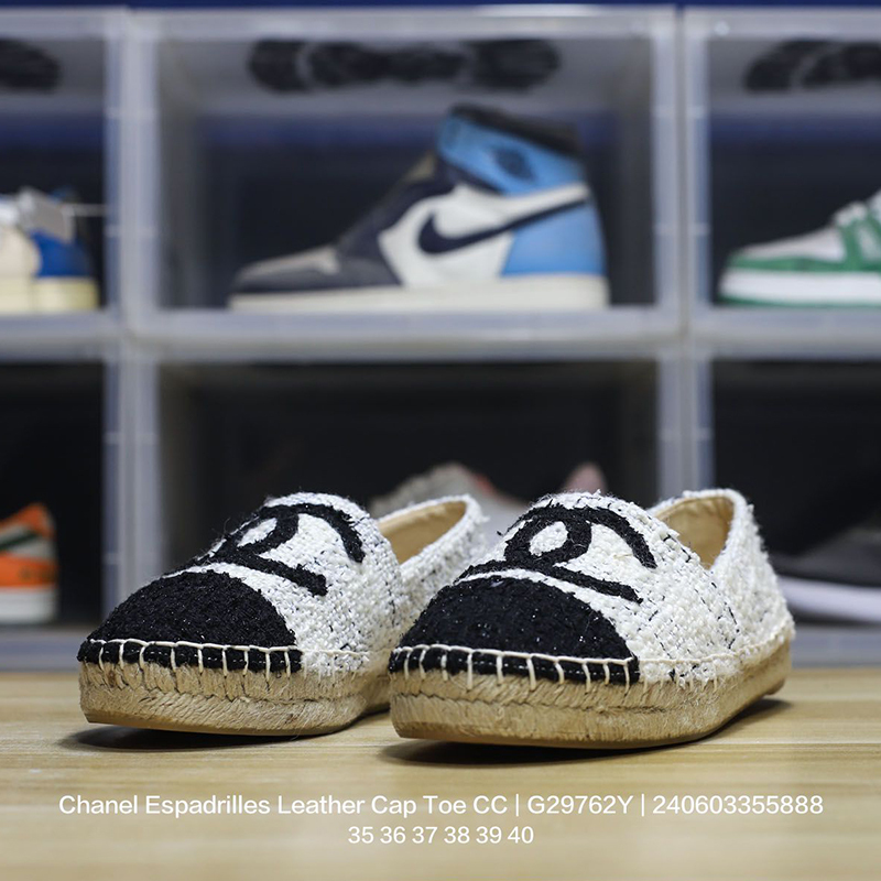 シャネル（CHANEL） スリッポン シューズ ローファーエスパドリーユ レディース