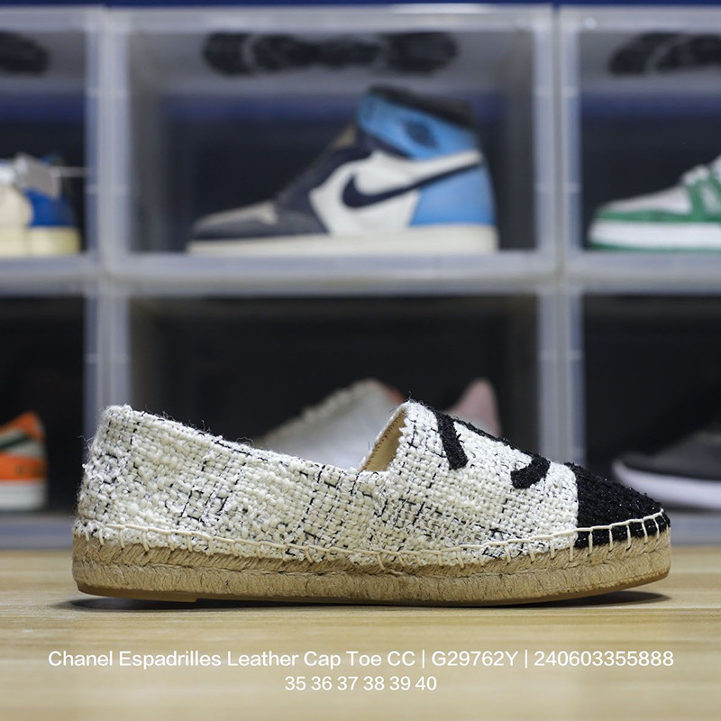 シャネル（CHANEL） スリッポン シューズ ローファーエスパドリーユ レディース