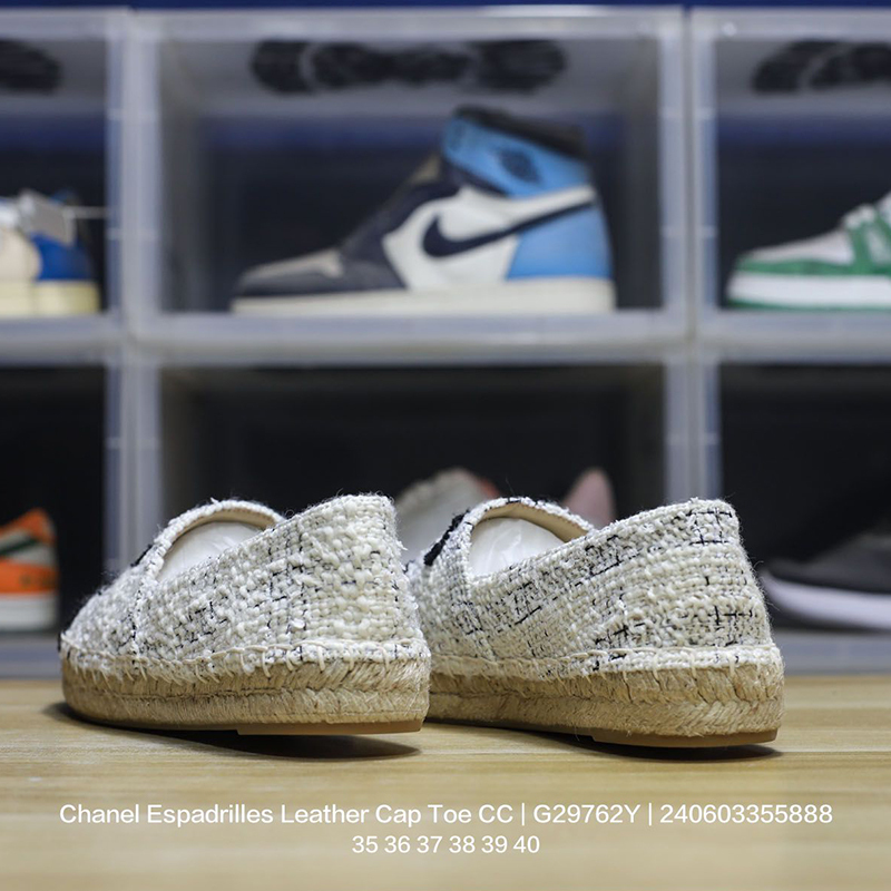 シャネル（CHANEL） スリッポン シューズ ローファーエスパドリーユ レディース