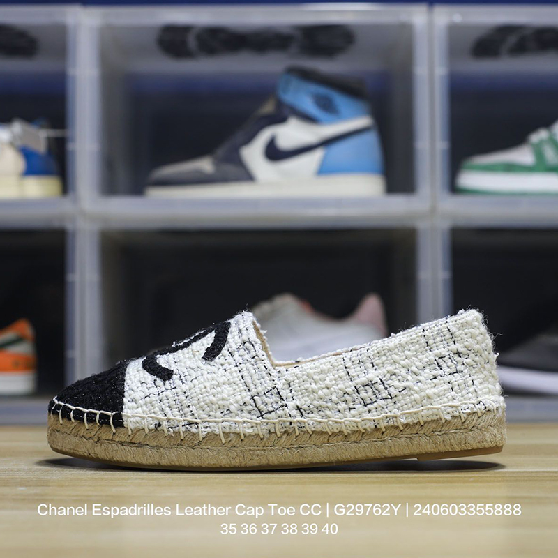 シャネル（CHANEL） スリッポン シューズ ローファーエスパドリーユ レディース