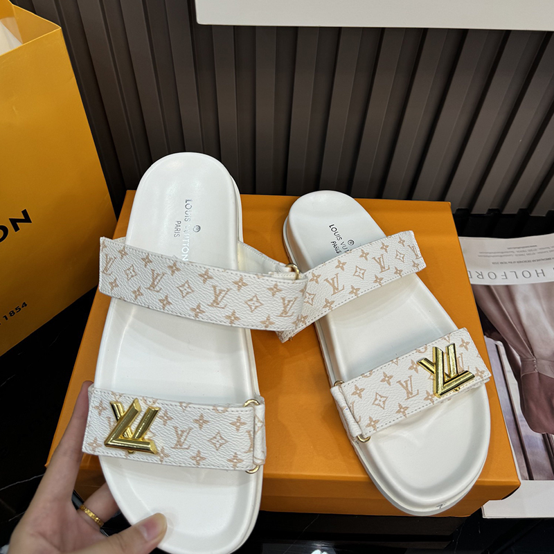 【ホールド感が歩きやすい♪】ルイ・ヴィトン（LOUIS VUITTON） シャワー サンダル レディース メンズ