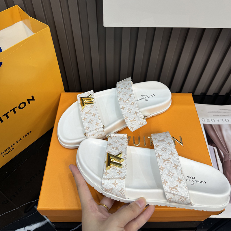 【ホールド感が歩きやすい♪】ルイ・ヴィトン（LOUIS VUITTON） シャワー サンダル レディース メンズ