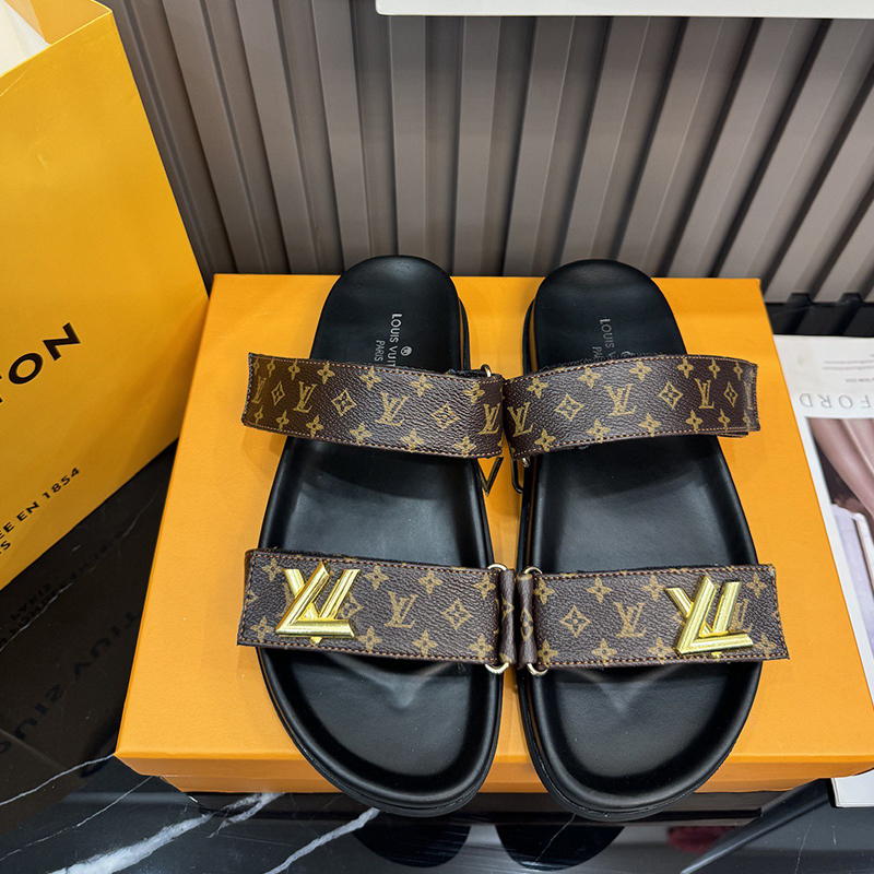 【ホールド感が歩きやすい♪】ルイ・ヴィトン（LOUIS VUITTON） シャワー サンダル レディース メンズ