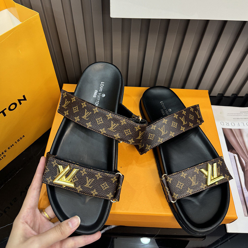【ホールド感が歩きやすい♪】ルイ・ヴィトン（LOUIS VUITTON） シャワー サンダル レディース メンズ