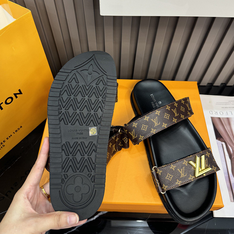 【ホールド感が歩きやすい♪】ルイ・ヴィトン（LOUIS VUITTON） シャワー サンダル レディース メンズ