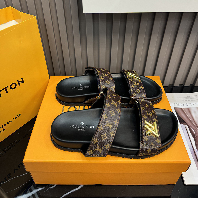 【ホールド感が歩きやすい♪】ルイ・ヴィトン（LOUIS VUITTON） シャワー サンダル レディース メンズ