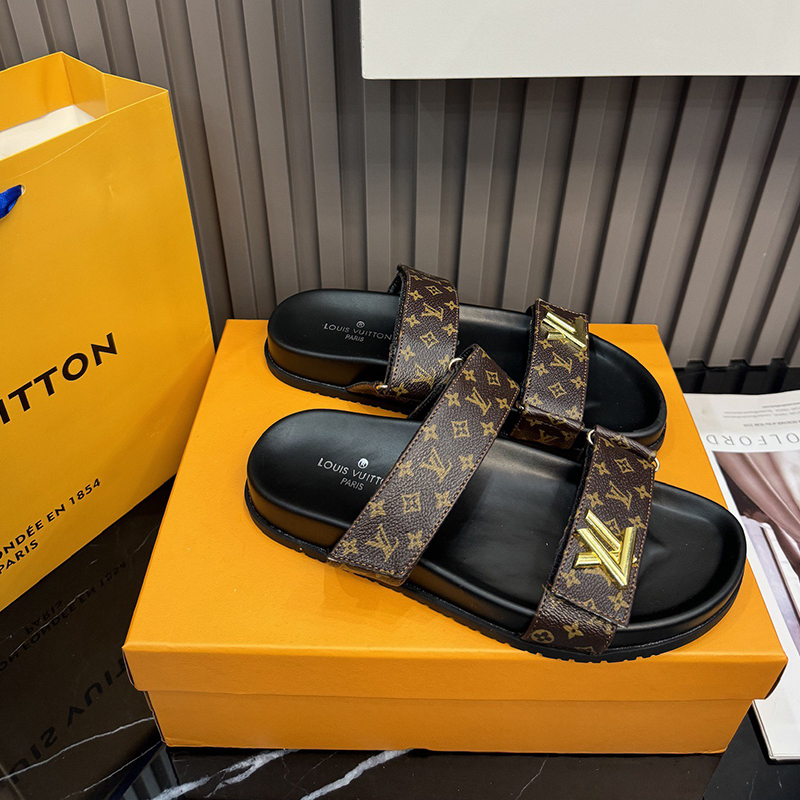 【ホールド感が歩きやすい♪】ルイ・ヴィトン（LOUIS VUITTON） シャワー サンダル レディース メンズ