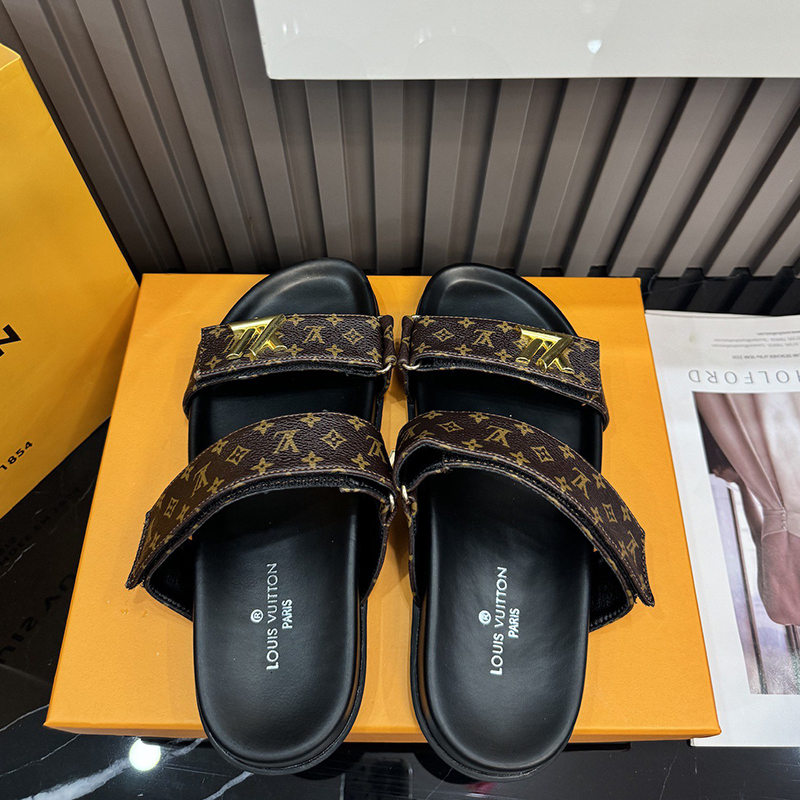 【ホールド感が歩きやすい♪】ルイ・ヴィトン（LOUIS VUITTON） シャワー サンダル レディース メンズ