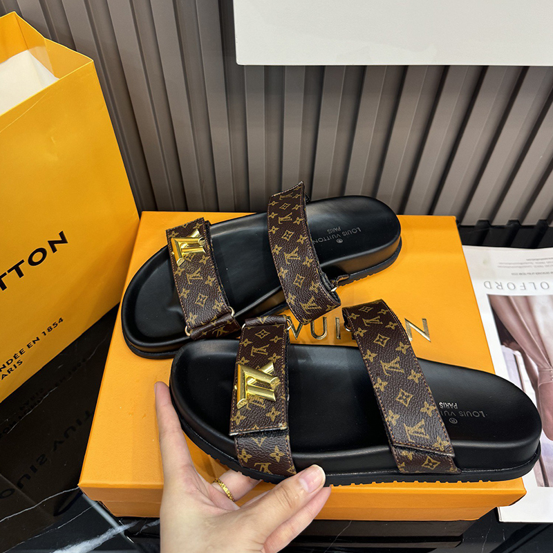 【ホールド感が歩きやすい♪】ルイ・ヴィトン（LOUIS VUITTON） シャワー サンダル レディース メンズ