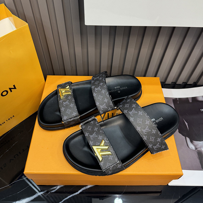 【ホールド感が歩きやすい♪】ルイ・ヴィトン（LOUIS VUITTON） シャワー サンダル レディース メンズ