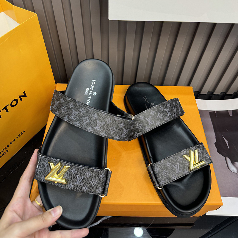 【ホールド感が歩きやすい♪】ルイ・ヴィトン（LOUIS VUITTON） シャワー サンダル レディース メンズ