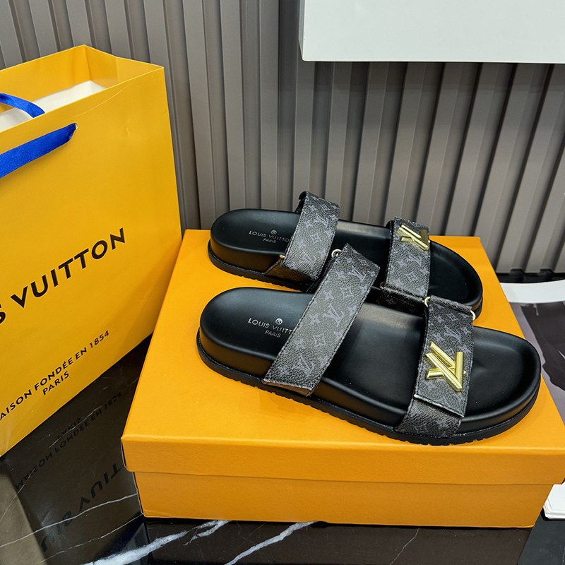 【ホールド感が歩きやすい♪】ルイ・ヴィトン（LOUIS VUITTON） シャワー サンダル レディース メンズ