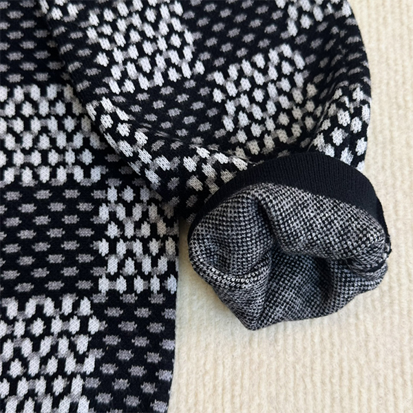 ルイ・ヴィトン LOUIS VUITTON モザイク ニット セーター クルーネック 長袖 メンズ