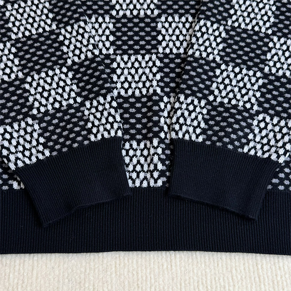 ルイ・ヴィトン LOUIS VUITTON モザイク ニット セーター クルーネック 長袖 メンズ