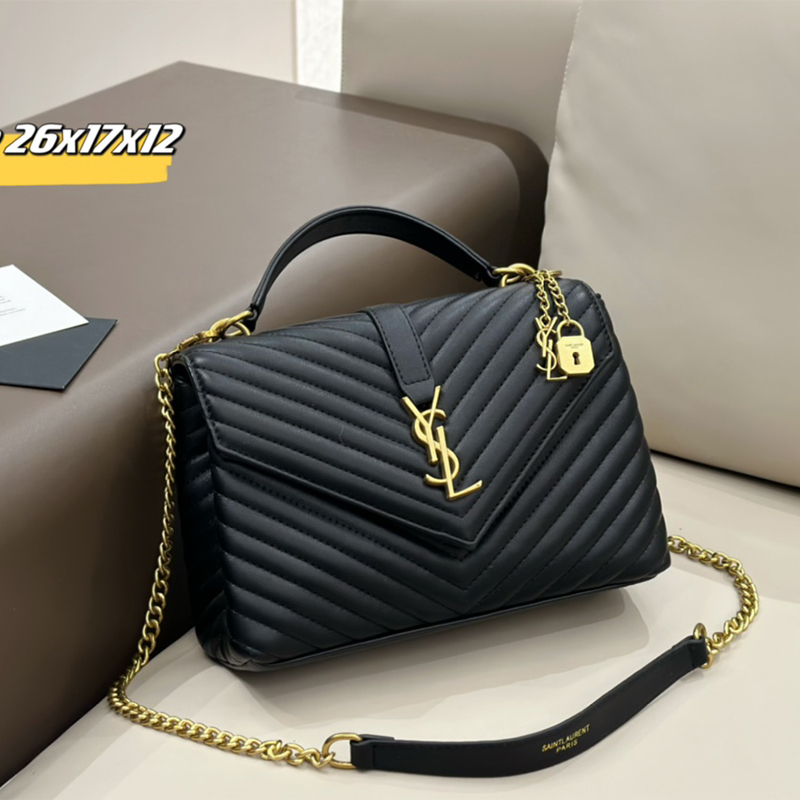 SAINT LAURENT サンローラン S級品 エンベロープ ハンドバッグ ショルダーバッグ レディース