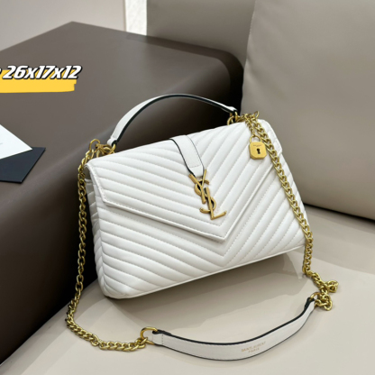 SAINT LAURENT サンローラン S級品 エンベロープ ハンドバッグ ショルダーバッグ レディース