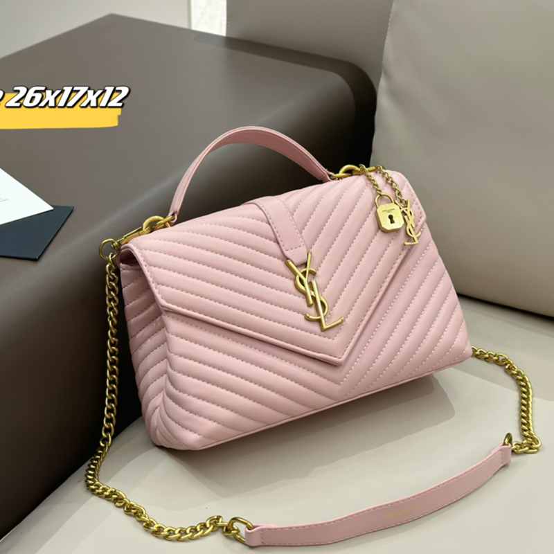 SAINT LAURENT サンローラン S級品 エンベロープ ハンドバッグ ショルダーバッグ レディース