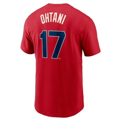 MLB エンゼルス Tシャツ #17大谷翔平 レッド ナイキ