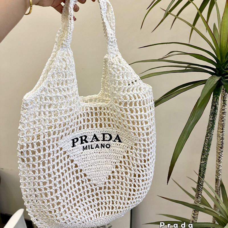 プラダ Prada クロシェ バッグ ハンドバッグ トートバッグ