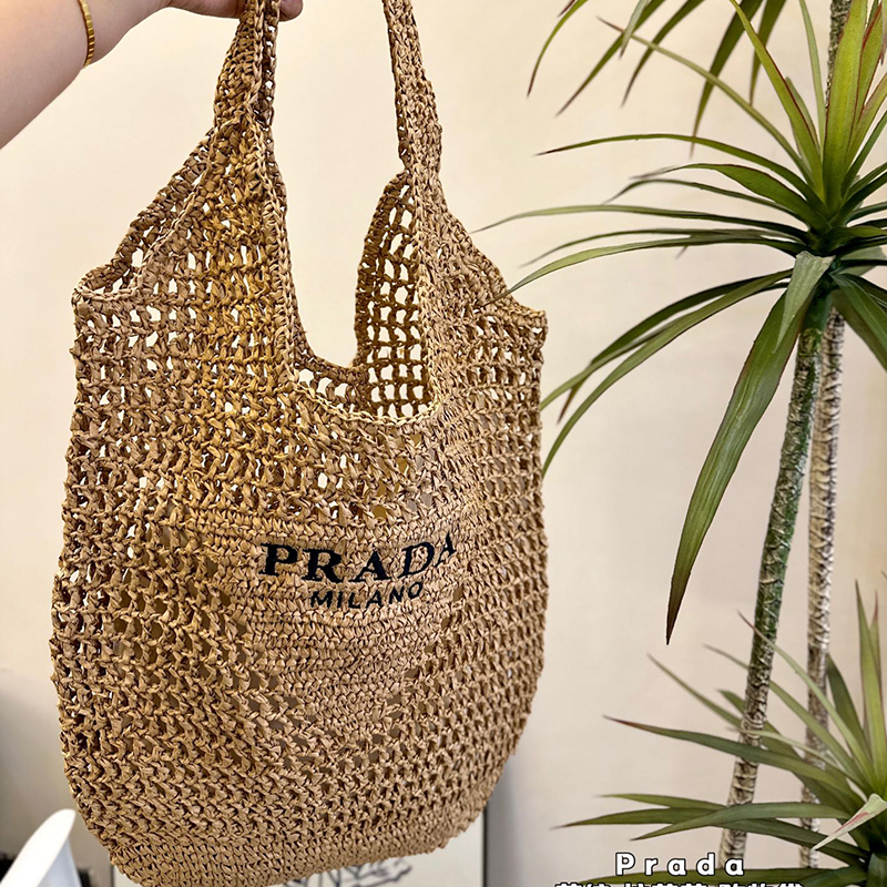 プラダ Prada クロシェ バッグ ハンドバッグ トートバッグ