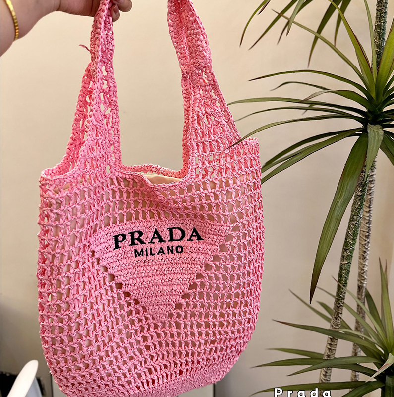 プラダ Prada クロシェ バッグ ハンドバッグ トートバッグ