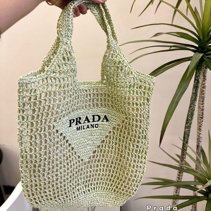 プラダ Prada クロシェ バッグ ハンドバッグ トートバッグ