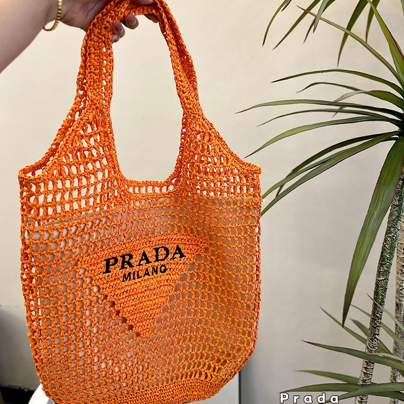 プラダ Prada クロシェ バッグ ハンドバッグ トートバッグ