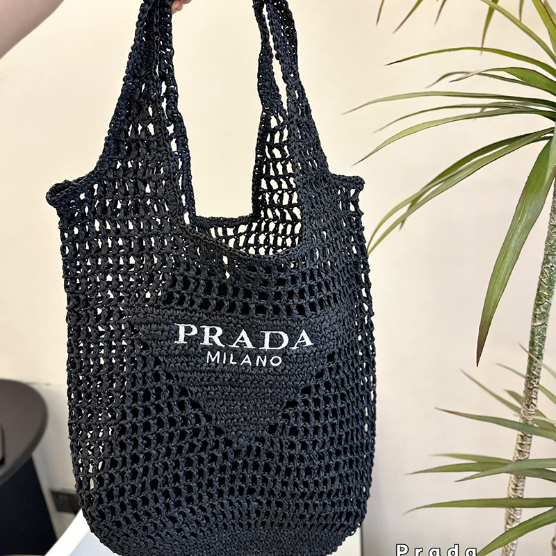 プラダ Prada クロシェ バッグ ハンドバッグ トートバッグ