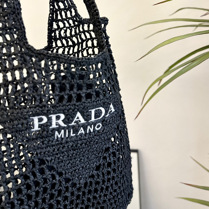 プラダ Prada クロシェ バッグ ハンドバッグ トートバッグ