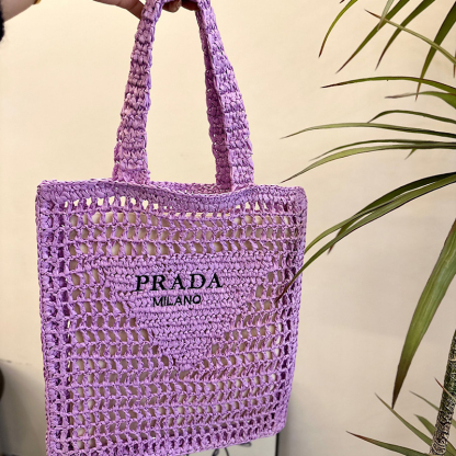 プラダ Prada クロシェ バッグ ハンドバッグ トートバッグ