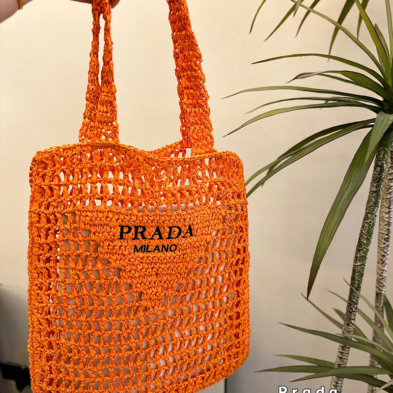 プラダ Prada クロシェ バッグ ハンドバッグ トートバッグ