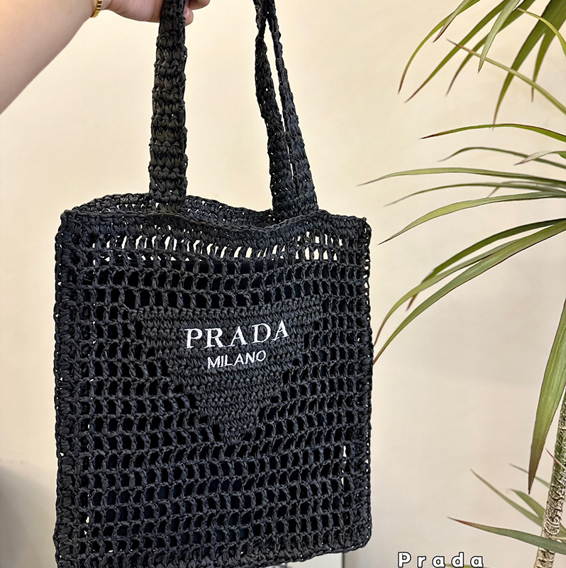 プラダ Prada クロシェ バッグ ハンドバッグ トートバッグ