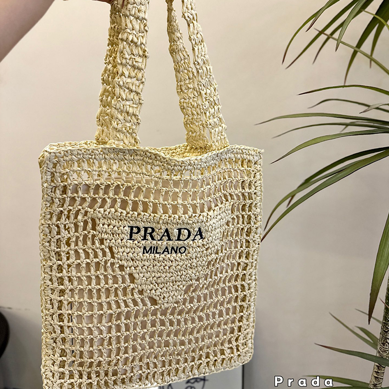 プラダ Prada クロシェ バッグ ハンドバッグ トートバッグ