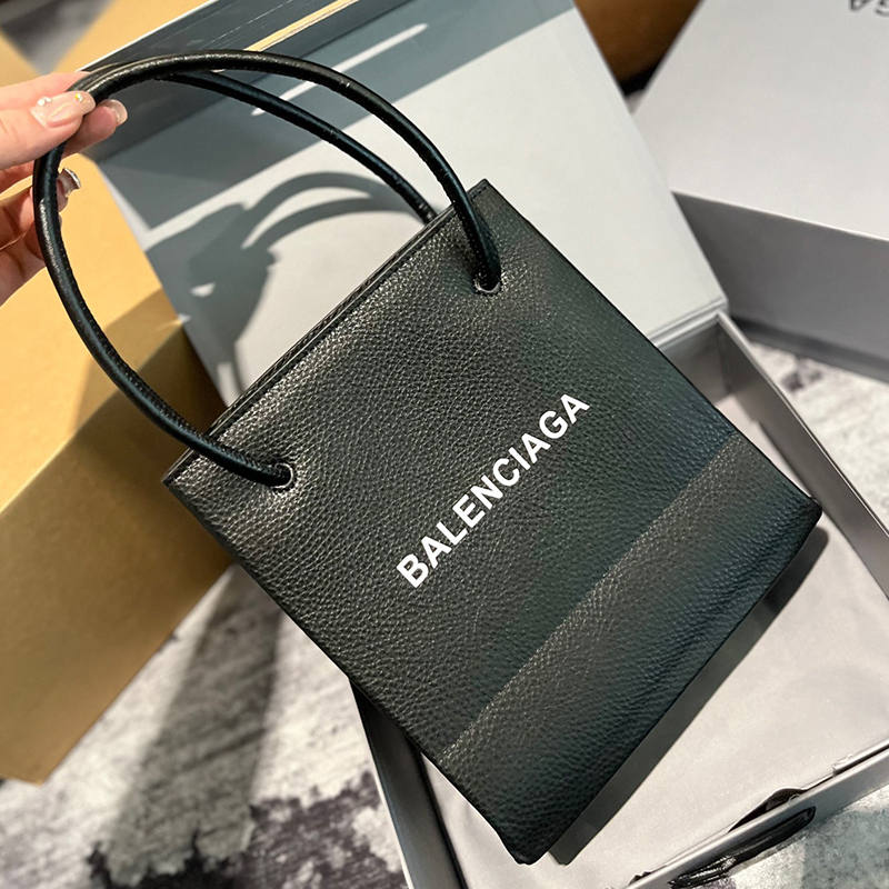 Balenciaga(バレンシアガ)  ロゴ プリント ミニバッグ レディース