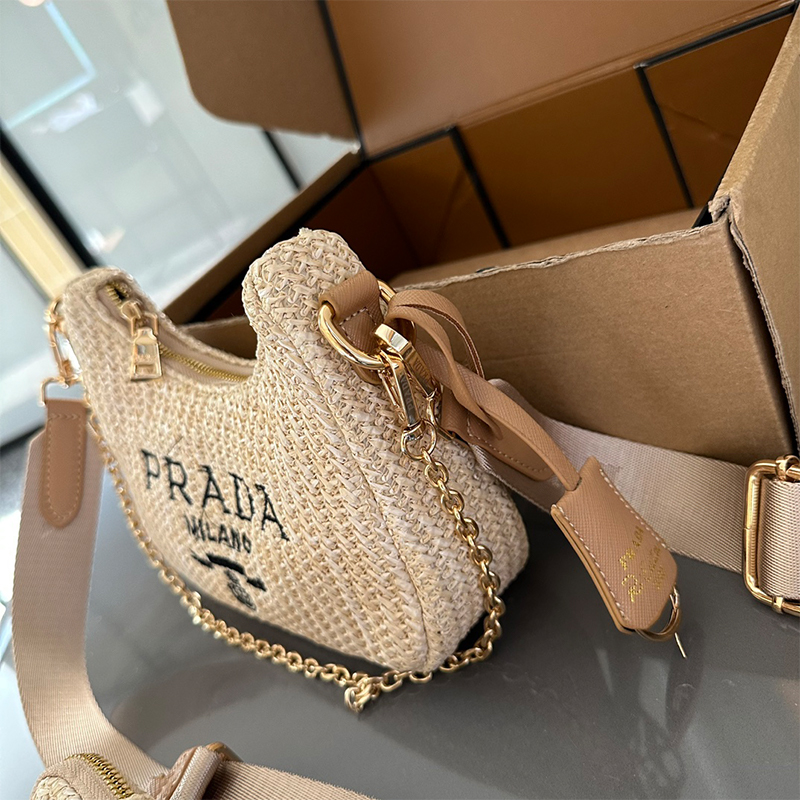 プラダ PRADA  Hobo Comboミニバッグ ハンドバッグ レディース