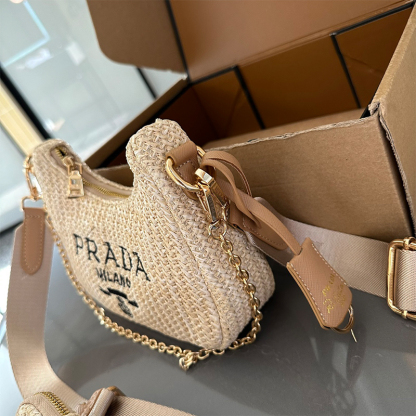 プラダ PRADA  Hobo Comboミニバッグ ハンドバッグ レディース