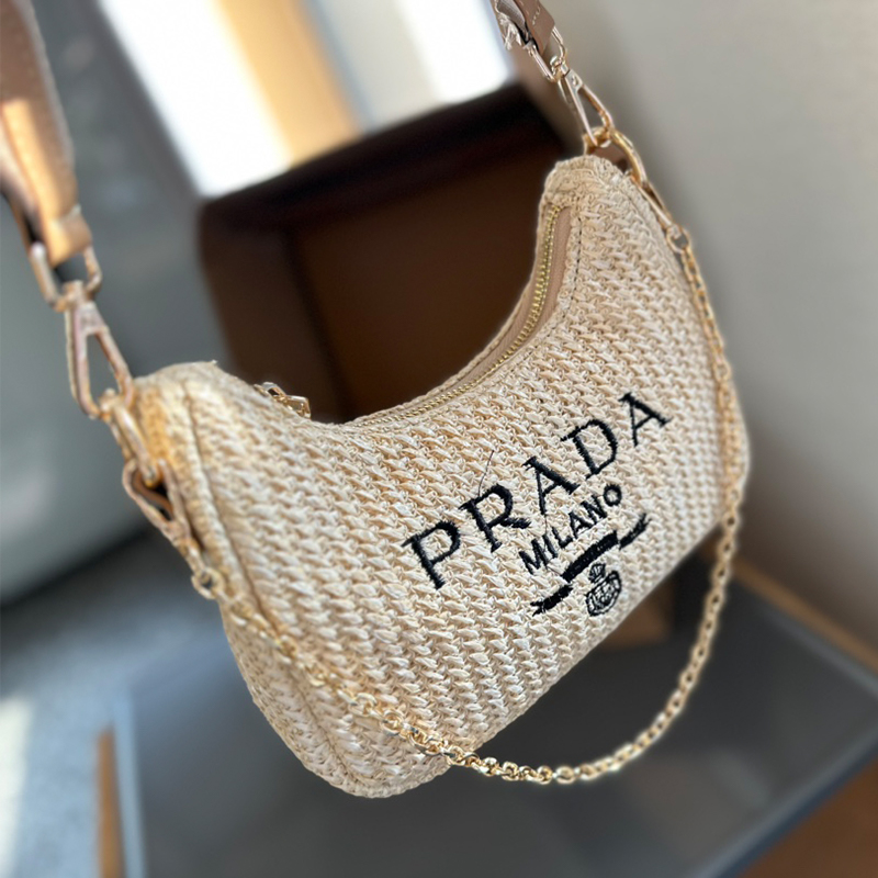 プラダ PRADA  Hobo Comboミニバッグ ハンドバッグ レディース