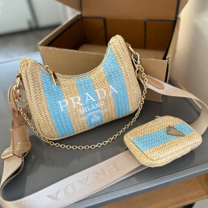 プラダ PRADA  Hobo Comboミニバッグ ハンドバッグ レディース