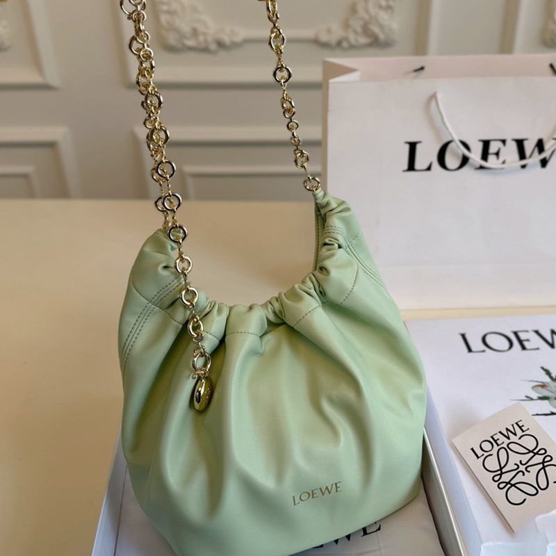 ロエベ (LOEWE) Squeeze ポケットバッグ 脇下バッグ ハンドバッグ レディース