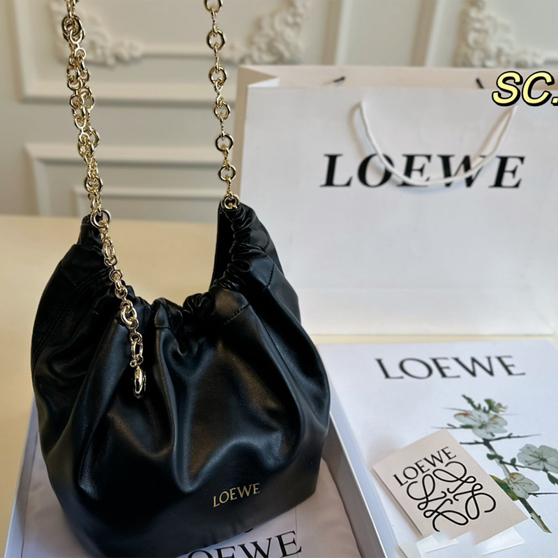 ロエベ (LOEWE) Squeeze ポケットバッグ 脇下バッグ ハンドバッグ レディース