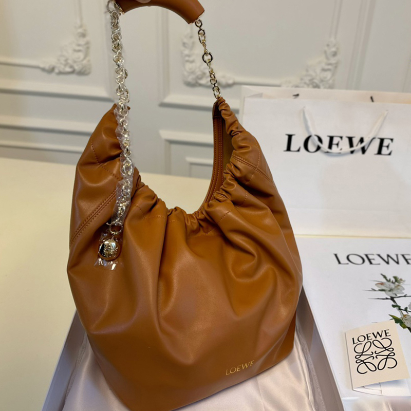 ロエベ (LOEWE) Squeeze ポケットバッグ 脇下バッグ ハンドバッグ レディース