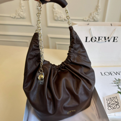 ロエベ (LOEWE) Squeeze ポケットバッグ 脇下バッグ ハンドバッグ レディース