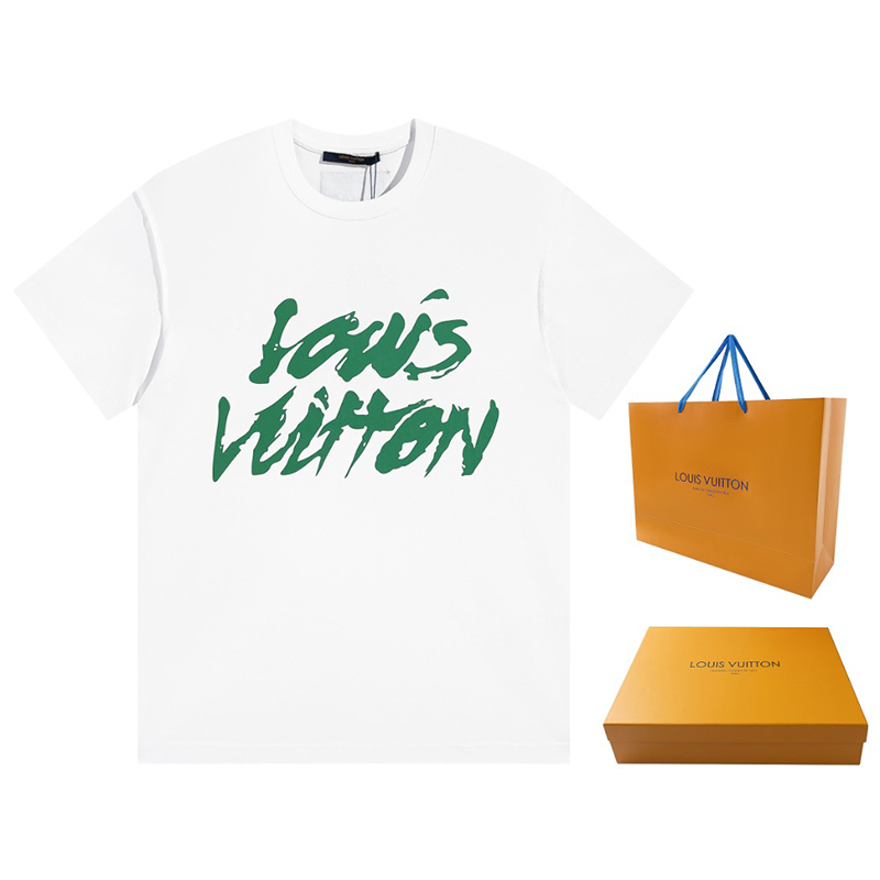 ルイ・ヴィトン（LOUIS VUITTON） 2色 Tシャツ 半袖 メンズ＆レディース