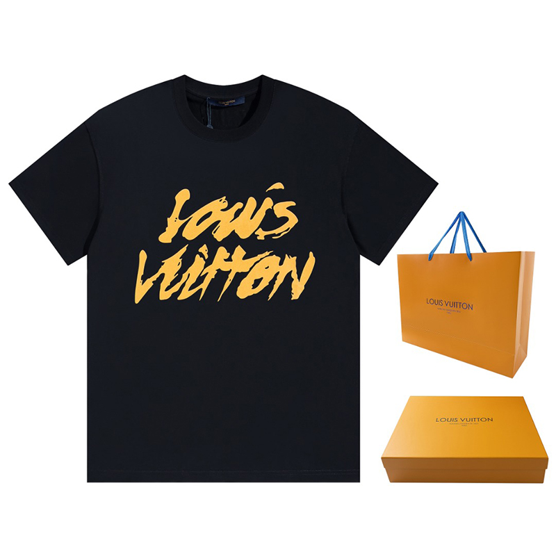 ルイ・ヴィトン（LOUIS VUITTON） 2色 Tシャツ 半袖 メンズ＆レディース